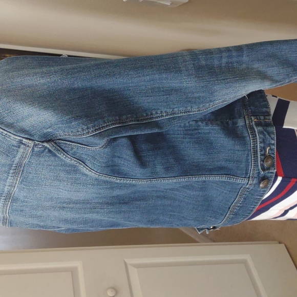 Articles of Society Womens Blue Long Sleeve medium Wash Jean Denim Jacket Size M - Picture 3 of 10